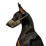 Collar (Коллар) Waudog Nylon – Намордник для собак, малюнок 'Мілітарі', пластиковий фастекс 14-20 см: ціни та характеристики