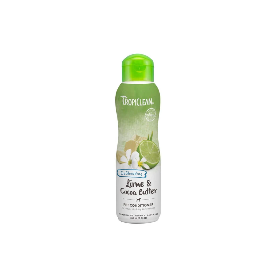 TropiClean Lime & Cocoa Butter Кондиціонер для зволоження шкіри і зниження линьки для собак і котів, 355 мл: ціни та характеристики
