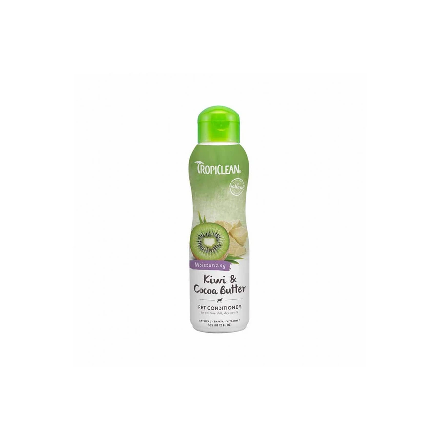 TropiClean Kiwi & Cocoa Butter Лікувальний кондиціонер для відновлення сухої шерсті для собак, 355 мл: ціни та характеристики