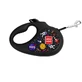 Collar (Цвет) Waudog Roulette Leash - Поводок-рулетка для собак с рисунком 'NASA' S/5 м (Черный)