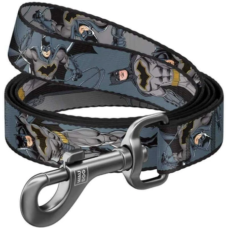 Collar Waudog Nylon - Поводок нейлоновый с рисунком "Тень Бэтмена" для собак M (2х122 см): цены и характеристики