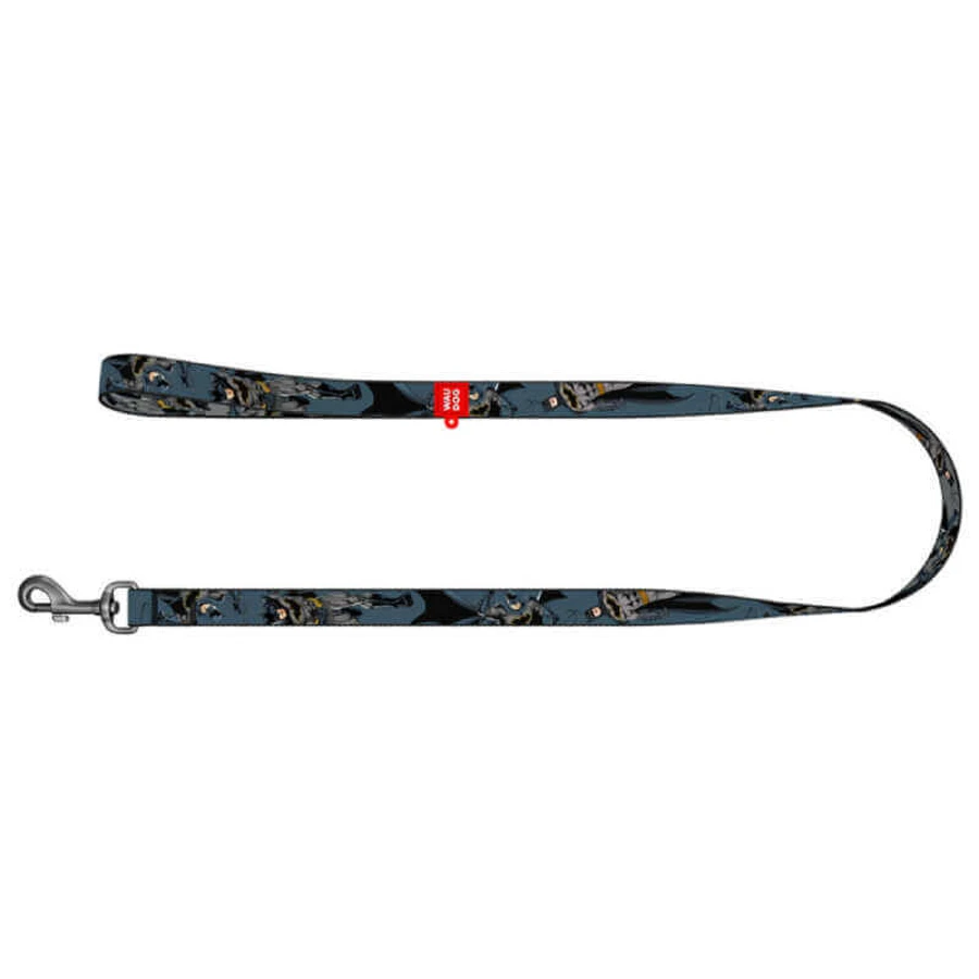 Collar Waudog Nylon - Поводок нейлоновый с рисунком "Тень Бэтмена" для собак M (2х122 см): цены и характеристики