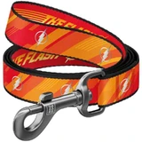 Collar Waudog Nylon - Поводок нейлоновый светоотражающий с рисунком "Флэш Лого" для собак M (2х122 см)