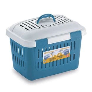 Stefanplast Midi Gulliver Переноска для животных весом до 5 кг, 45х33х33 см (Голубой)