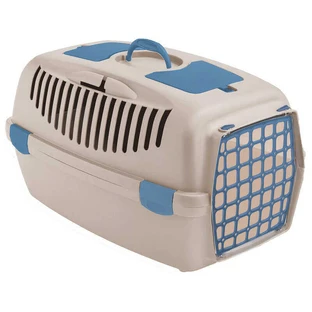 Stefanplast Gulliver 3 with plastic door Переноска для животных весом до 10 кг с пластиковой дверью, 61х40х38 см (Светло-бежевый)