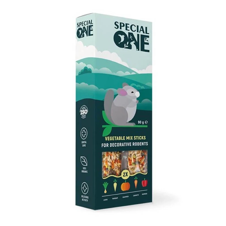 Special One Vegetable Mix Sticks Палички Овочевий мікс для декоративних гризунів, 90 г: ціни та характеристики