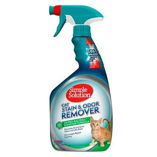 Simple Solution Cat Stain & Odor Remover Рідкий засіб від запаху і плям життєдіяльності тварин, 945 мл