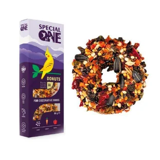 Special One Donuts Пончики Паприка, морква, кунжут для декоративних птахів, 60 г