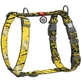 Collar Waudog Nylon - Шлея анатомічна світловідбивна з малюнком "Бетмен Ескіз" і QR-паспортом для собак S (1,5х30-45х35-45 см)