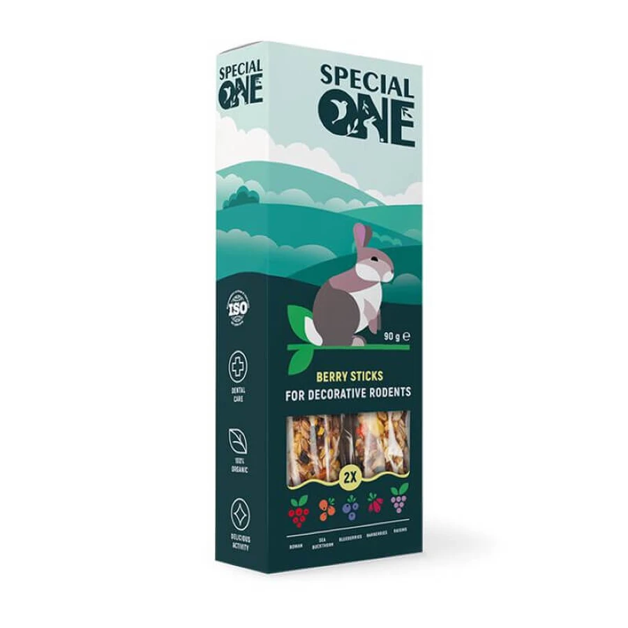 Special One Berry Sticks Палочки Ягодные для декоративных грызунов, 90 г: цены и характеристики