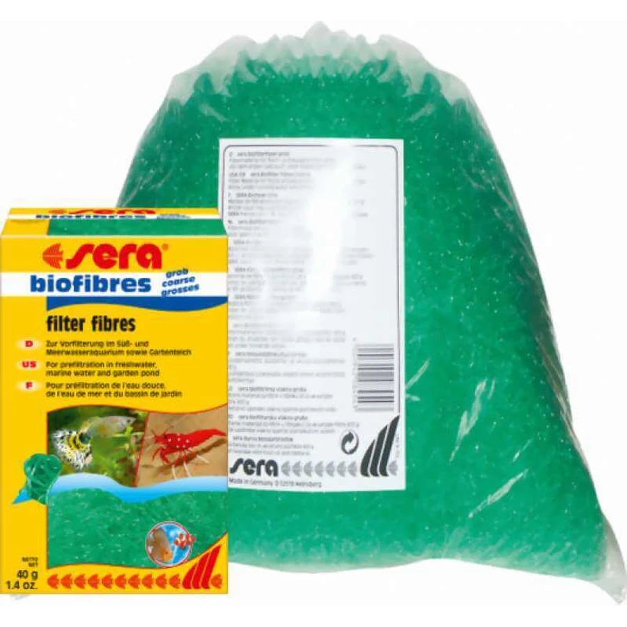 Sera Biofibres Fine наполнитель для фильтров грубой очистки воды, 40 г: цены и характеристики