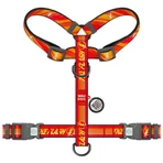 Collar Waudog Nylon - Шлея анатомічна світловідбивна з малюнком "Флеш Лого" та QR-паспортом для собак S (1,5х30-45х35-45 см): ціни та характеристики