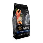 Savory Fresh Salmon & White Fish Сухий корм зі свіжим лососем і білою рибою для довгошерстих котів, 2 кг: ціни та характеристики