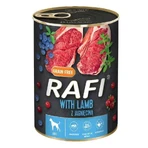 Dolina Noteci RAFI Dog with Lamb - Консервированный корм с ягненком, голубиной и клюквой для взрослых собак 400 г: цены и характеристики
