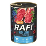 Dolina Noteci RAFI Dog with Lamb - Консервований корм з ягням, лохиною та журавлиною для дорослих собак 400 г