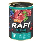 Dolina Noteci RAFI Junior Dog with Lamb - Консервированный корм с ягненком, голубиной и клюквой для щенков и молодых собак (паштет) 400 г: цены и характеристики