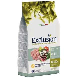 Exclusion Noble Grain Mature Chicken Medium&Large Breed – Монопротеїновий корм з куркою для собак похилого віку середніх та великих порід  3 кг