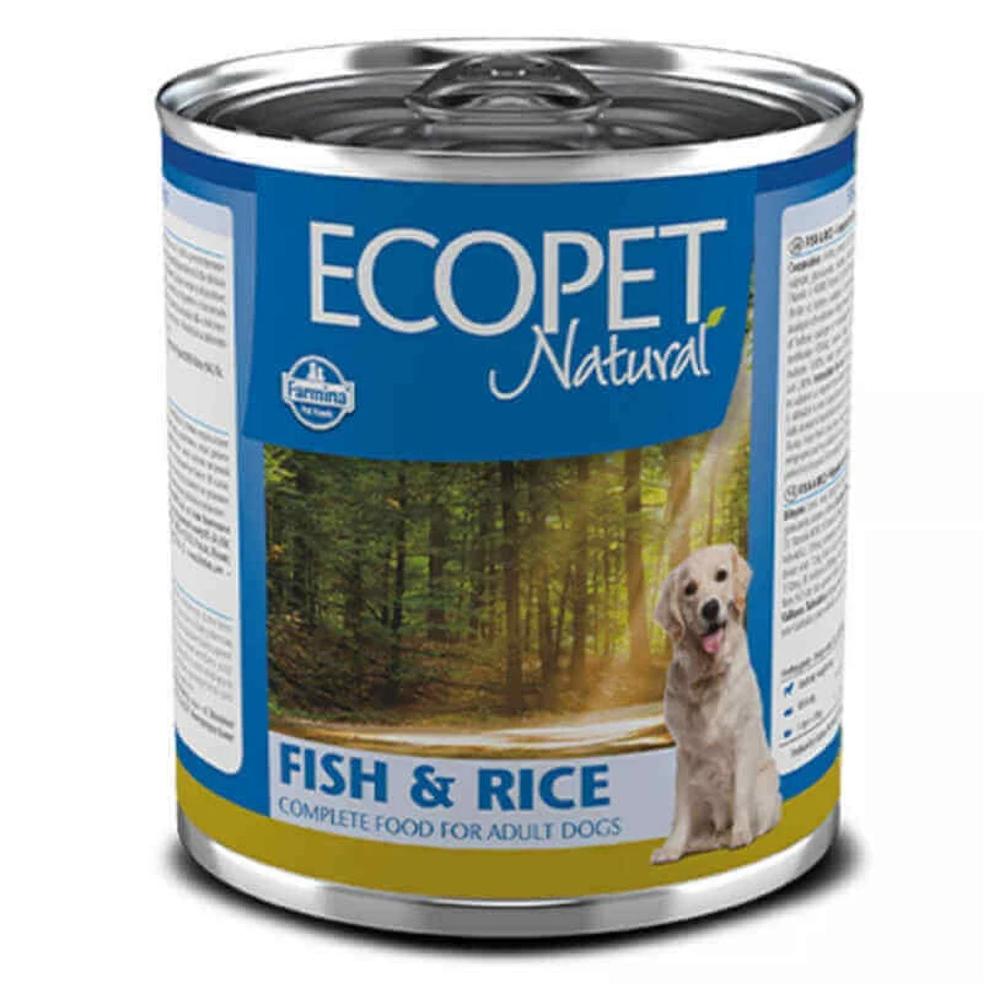 Farmina (Фармина) Ecopet Natural Dog Fish&Rice - Консервированный корм с рыбой и рисом для взрослых собак всех пород 300 г: цены и характеристики