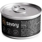 Savory Chicken Fillets rich in Tuna in Jelly Cat Вологий корм з філе курки та тунцем для дорослих котів (шматочки в желе), 70 г: ціни та характеристики