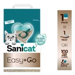 Sanicat Easy&Go Бентонитовый ультракомкирующий наполнитель без запаха для кошачьего туалета, 4.2 кг: цены и характеристики