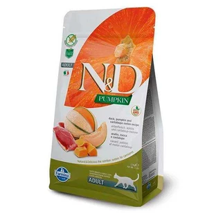 Farmina N&D Grain Free Pumpkin Duck & Cantaloupe Adult Cat - Беззерновий сухий корм з качкою та гарбузом для котів 1,5 кг