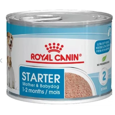 Royal Canin Starter Mother & Babydog Mousse Мус для цуценят до 2-х місяців,195 г, 3+1 шт.: ціни та характеристики