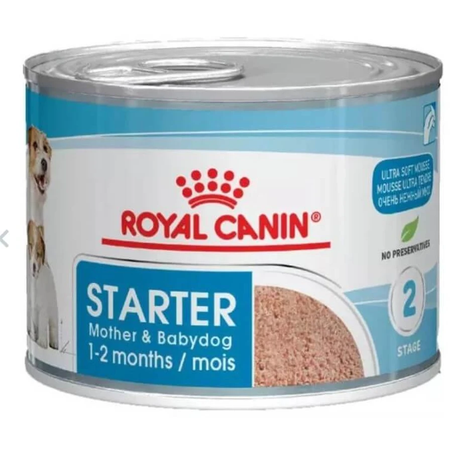 Royal Canin Starter Mother & Babydog Mousse Мус для цуценят до 2-х місяців,195 г, 3+1 шт.: ціни та характеристики