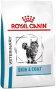 Royal Canin Skin&Coat Cat Ветеринарная диета для кошек после стерилизации при дерматозе и выпадении шерсти, 400 г