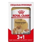 Royal Canin Pomeranian Loaf Вологий корм з м'ясом для дорослих собак породи Померанський шпіц (паштет), 85 г, 3+1 шт: ціни та характеристики