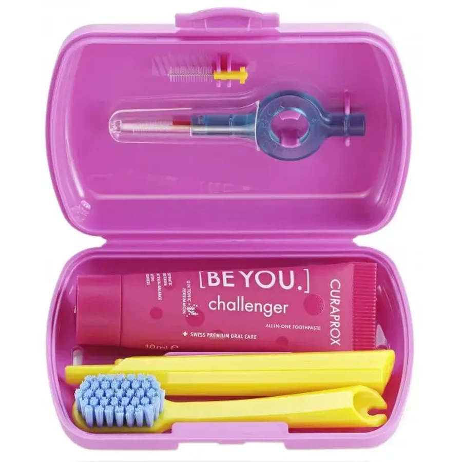 Набор дорожных гигиенических Curaprox Be You Pink: цены и характеристики