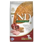 Farmina N&D Low Grain Chicken & Pomegranate Puppy Mini – Низькозерновий сухий корм з куркою і гранатом для цуценят дрібних порід 2,5 кг: ціни та характеристики