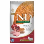 Farmina N&D Low Grain Dog Chicken & Pomegranate Adult Mini – Низькозерновий сухий корм з куркою та гранатом для собак дрібних порід 800 г: ціни та характеристики