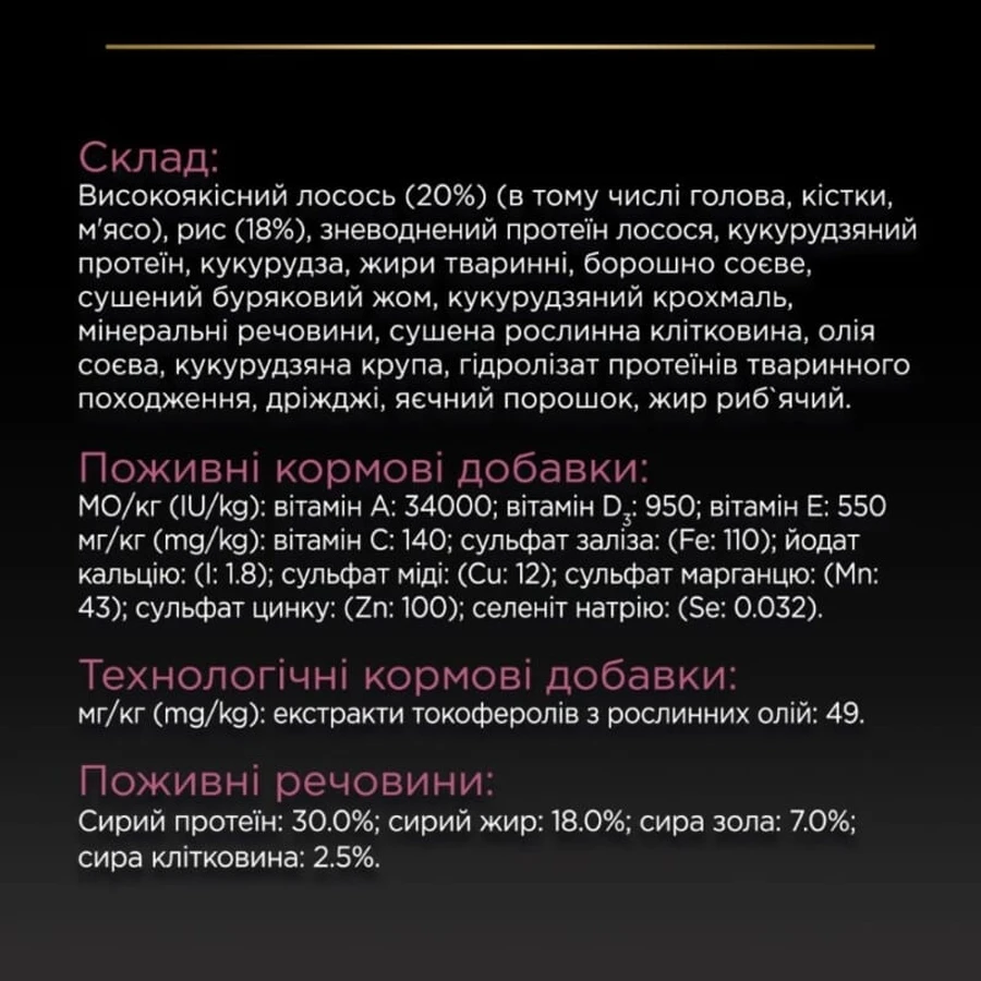 Purina Pro Plan Small&Mini Sensitive Skin Сухий корм з лососем для собак дрібних і мініатюрних порід з чутливою шкірою, 3 кг: ціни та характеристики