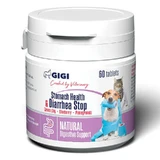 Gigi (Гігі) Stomach Health & Diarrhea Stop - Вітамінно-мінеральний комплекс для нормалізації функції травної системи у собак та котів 60 таб.