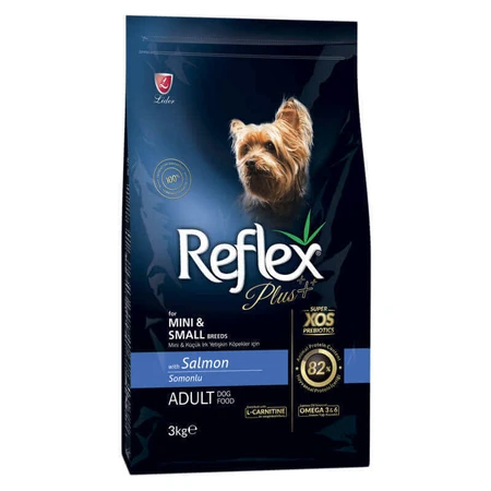 Reflex Plus Adult Dog Mini & Small Breeds Salmon Сухий корм з лососем для собак малих порід, 3 кг: ціни та характеристики