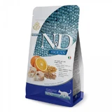 Farmina N&D Ocean Ancestral Cod, Spelt, Oats & Orange Adult – Низкозерновой сухой корм с треской и апельсином для взрослых кошек 300 г