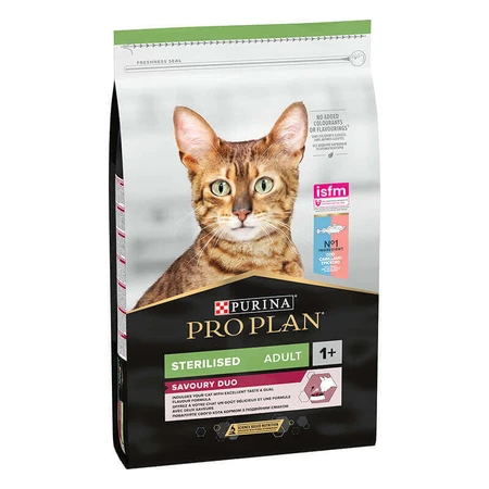 Purina Pro Plan Sterilised Adult Cod & Trout Сухой корм с треской и форелью для стерилизованных взрослых кошек, 10 кг: цены и характеристики