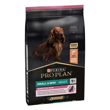 Purina Pro Plan Small&Mini Sensitive Skin Сухий корм з лососем для собак дрібних і мініатюрних порід з чутливою шкірою, 7 кг: ціни та характеристики