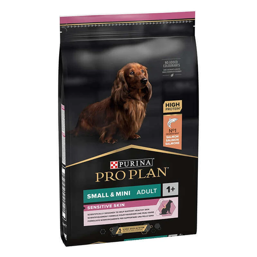 Purina Pro Plan Small&Mini Sensitive Skin Сухий корм з лососем для собак дрібних і мініатюрних порід з чутливою шкірою, 7 кг: ціни та характеристики