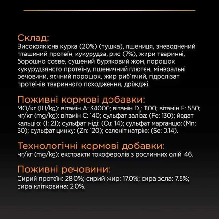 Purina Pro Plan Adult Small & Mini Chicken Сухий корм для дорослих собак дрібних порід з куркою, 3 кг: ціни та характеристики