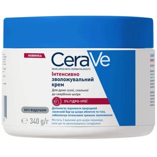 Крем CeraVe Интенсивно увлажняющий для сухой и очень сухой кожи лица и тела, 340 мл