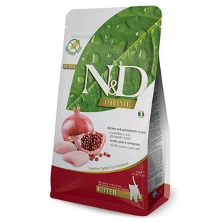 Farmina N&D Prime GF Cat Chicken & Pomegranate Kitten – Беззерновий сухий корм з куркою та гранатом для кошенят, вагітних кішок 1,5 кг