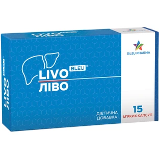 ЛЕВО/LIVO BLEU мягкие капсулы, №15