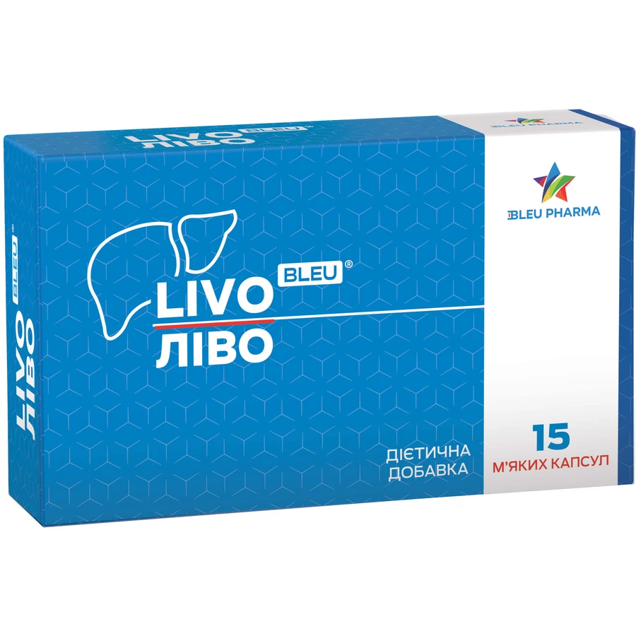 ЛЕВО/LIVO BLEU мягкие капсулы, №15: цены и характеристики