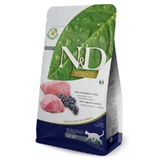 Farmina N&D Prime GF Cat Lamb & Blueberry Adult – Беззерновий сухий корм з ягням та чорницею, для дорослих котів 1,5 кг