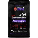 Practik Fresh Сухий корм 4 Протеїни для цуценят та собак малих порід, 1 кг: ціни та характеристики
