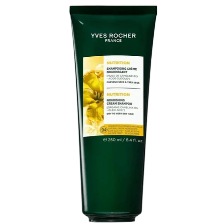 Крем-шампунь Yves Rocher живлення та зволоження з олією камеліни, 250 мл: ціни та характеристики