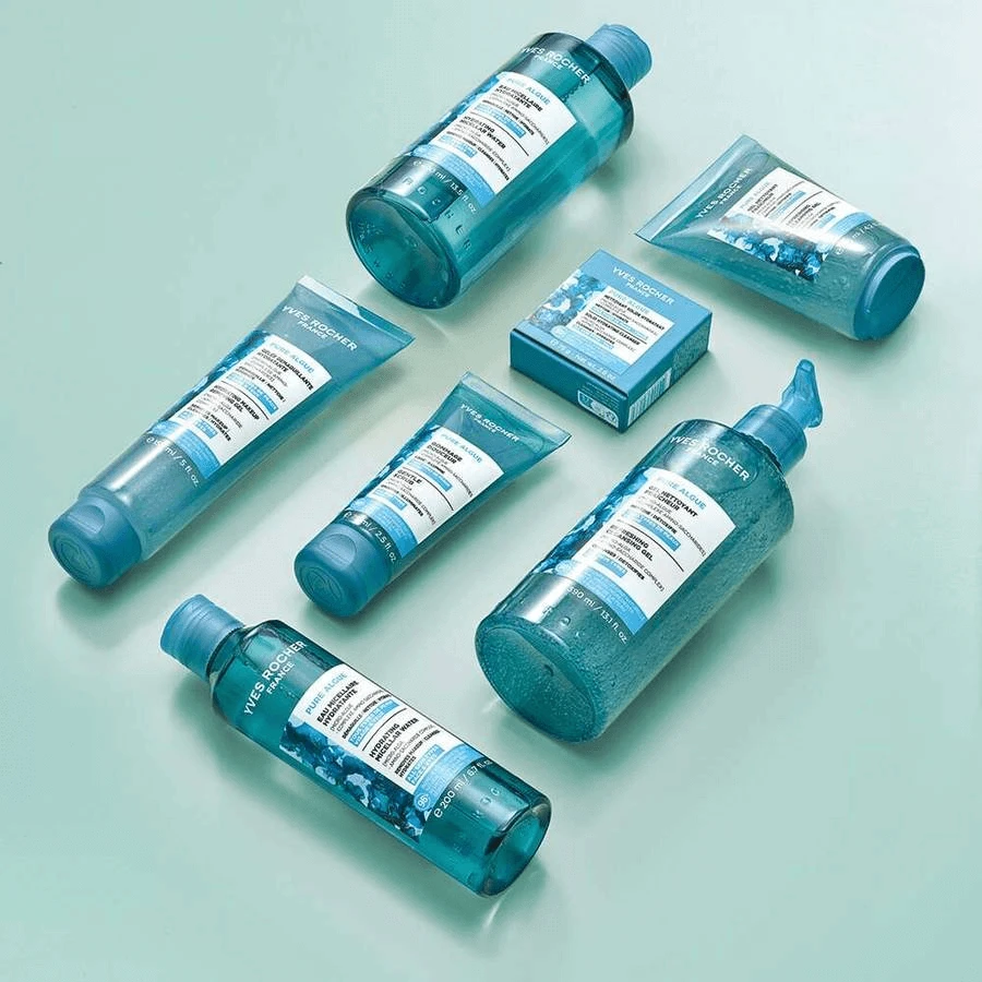 Міцелярне молочко Yves Rocher Pure Algue (Пюр Альг), заспокійливе, 400 мл: ціни та характеристики