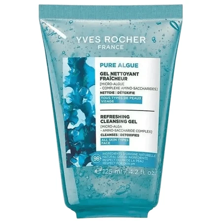 Гель для вмивання Yves Rocher Pure Algue (Пюр Альг), зволожувальний, 125 мл: ціни та характеристики