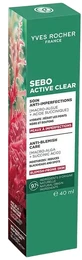 Крем для лица Yves Rocher Sébo Active Clear (Себо Актив Клиар) себорегуляция и очищение, увлажняющий, 40 мл